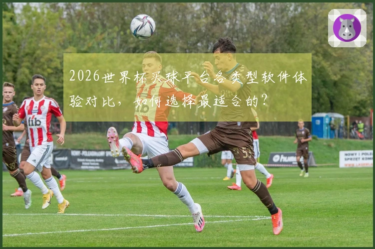 2026世界杯买球平台各类型软件体验对比，如何选择最适合的？