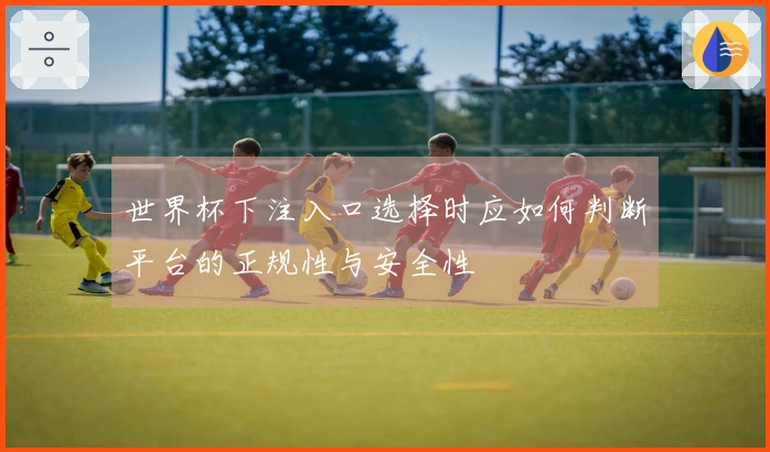 世界杯下注入口选择时应如何判断平台的正规性与安全性